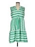 Unbranded 100% Polyester Print Green Casual Dress Size M (estimated) - photo 1