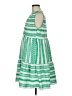 Unbranded 100% Polyester Print Green Casual Dress Size M (estimated) - photo 5