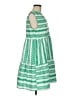 Unbranded 100% Polyester Print Green Casual Dress Size M (estimated) - photo 4