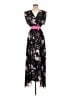 Eliza J 100% Polyester Floral Black Casual Dress Size 4 - photo 1