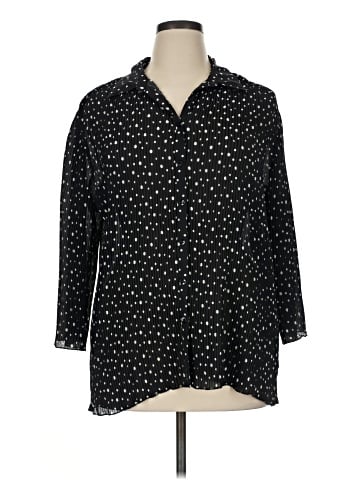 Sag Harbor 3/4 Sleeve Button-Down Shirt (view 1)