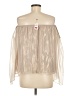Bailey 44 100% Polyester Silver 3/4 Sleeve Blouse Size M - photo 2
