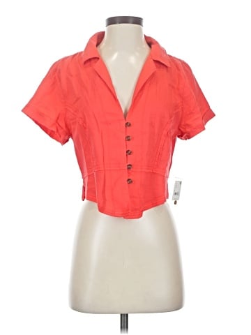 We the Free Short Sleeve Blouse (view 1)