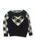 Charter Club Hearts Black Pullover Sweater Size 3T - photo 1