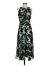Tommy Hilfiger 100% Polyester Floral Blue Cocktail Dress Size 4 - photo 1