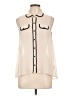 Chloe K 100% Polyester Ivory Sleeveless Blouse Size L - photo 1