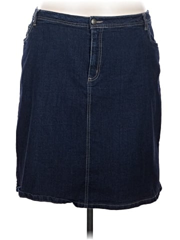 Jessica London Denim Skirt (view 1)