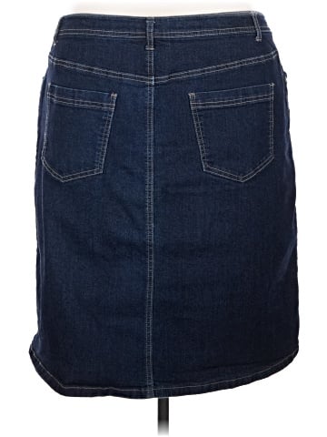 Jessica London Denim Skirt (view 2)