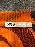 Zara Animal Print Orange Pullover Sweater Size S - photo 7