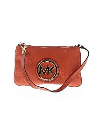 MICHAEL Michael Kors Leather Wristlet (view 1)