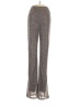 Motel 100% Polyester Houndstooth Gray Brown Casual Pants Size XS - photo 1
