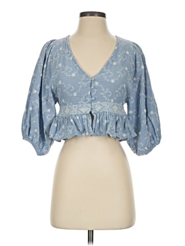 Zara 3/4 Sleeve T-Shirt (view 1)