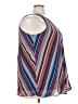 Lane Bryant 100% Polyester Blue Sleeveless Blouse Size 22 - photo 4