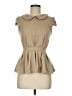 Monteau Tan Sleeveless Blouse Size M - photo 1