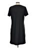 Unbranded Solid Black Casual Dress Size L - photo 2