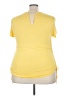 Koral Yellow Short Sleeve Top Size 3X - photo 2