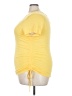 Koral Yellow Short Sleeve Top Size 3X - photo 5