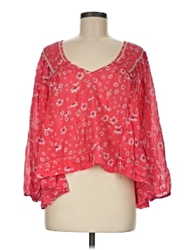 Free People 3/4 Sleeve Blouse