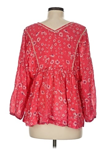 Free People 3/4 Sleeve Blouse (view 2)