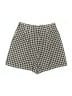 Zara Checkered-gingham Ivory Shorts Size XS - photo 2
