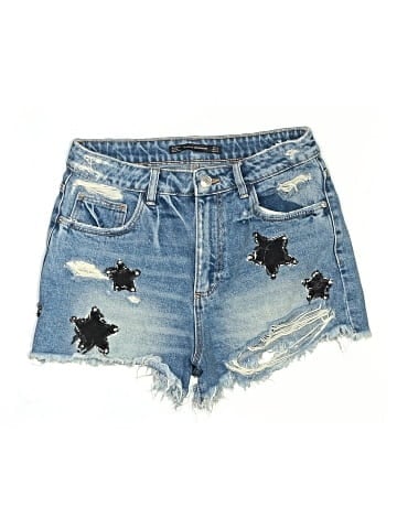 Trafaluc by Zara Denim Shorts (view 1)