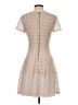 BCBGMAXAZRIA Polka Dots Tan Casual Dress Size S - photo 2