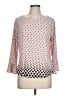 Elle Polka Dots Pink 3/4 Sleeve Top Size L - photo 1