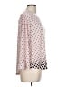 Elle Polka Dots Pink 3/4 Sleeve Top Size L - photo 4