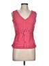 Sigrid Olsen 100% Nylon Pink Sleeveless Blouse Size L - photo 1