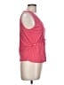 Sigrid Olsen 100% Nylon Pink Sleeveless Blouse Size L - photo 4