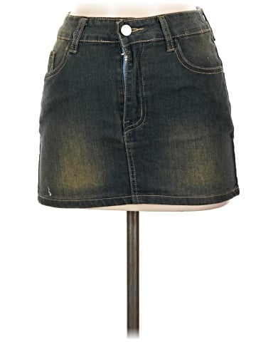 Forever 21 x SHEIN Denim Skirt (view 1)
