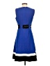Calvin Klein Color Block Blue Casual Dress Size 4 - photo 2