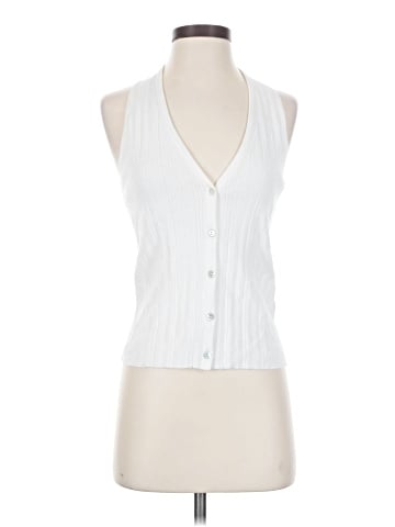 Vince. Sleeveless Button-Down Shirt (view 1)