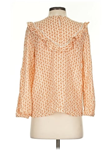 Madewell Ruffle-Yoke Prairie Top in Cutout Blooms (view 2)