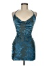 Unbranded 100% Polyester Teal Blue Cocktail Dress Size M - photo 1