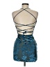 Unbranded 100% Polyester Teal Blue Cocktail Dress Size M - photo 2