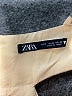 Zara Solid Tan Cocktail Dress Size M - photo 7
