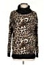 Sew in Love Animal Print Black Pullover Sweater Size S - photo 1