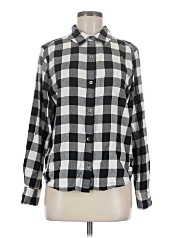 CALVIN KLEIN JEANS Long Sleeve Button-Down Shirt (view 1)