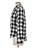 CALVIN KLEIN JEANS Checkered-gingham Black Long Sleeve Button-Down Shirt Size M - photo 5