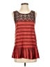 Free People 100% Cotton Stripes Red Tank Top Size S - photo 1