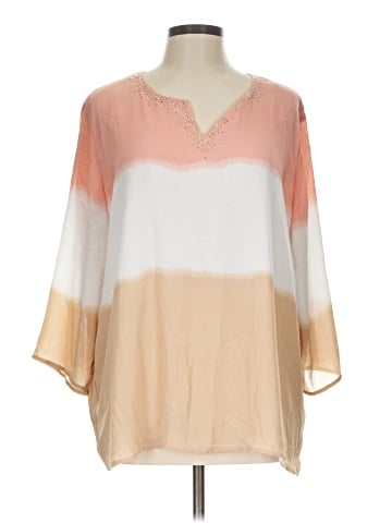 Alfred Dunner 3/4 Sleeve Blouse (view 1)