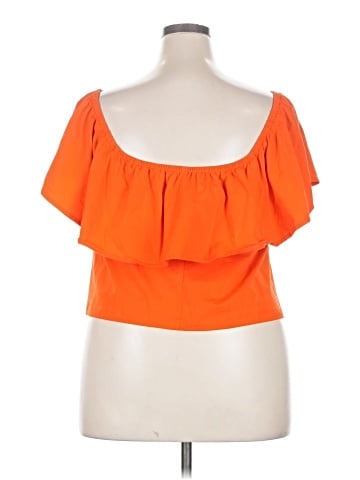 ELOQUII Short Sleeve Top (view 2)