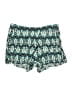 Wildfox 100% Rayon Print Teal Shorts Size XL - photo 1