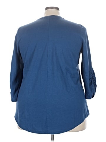 Lane Bryant 3/4 Sleeve T-Shirt (view 2)