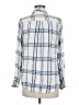 Woolrich 100% Rayon Plaid Blue Long Sleeve Button-Down Shirt Size M - photo 2