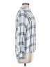 Woolrich 100% Rayon Plaid Blue Long Sleeve Button-Down Shirt Size M - photo 4