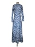 Unbranded 100% Polyester Blue Casual Dress Size S - photo 2