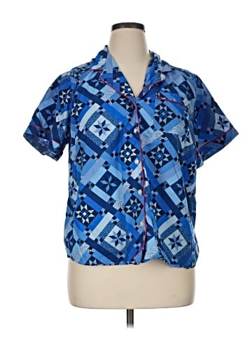 Lands' End Short Sleeve Blouse (view 1)