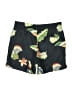 Vans 100% Polyester Tropical Black Blue Board Shorts Size 6 - photo 2
